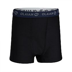 OLAIAN Spodné šortky-boxerky BX 500 Tween čierna 14-15 r (160-166 cm)