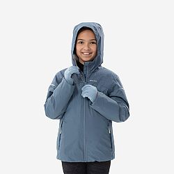 QUECHUA Detská zimná bunda SH100 X-Warm do -3 °C hrejivá a nepremokavá 7-15 rokov modrá 8-9 r 131-140 cm
